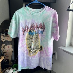 Def Leppard Tie Dye Shirt